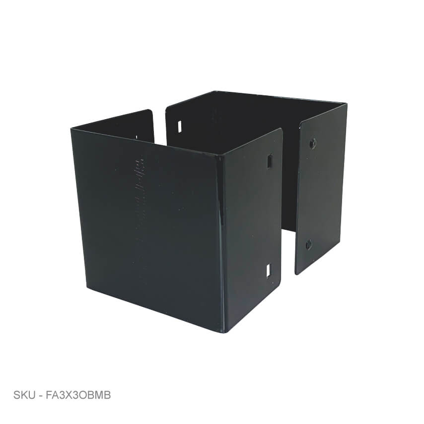 Post Guards Ornamental Post Protection - 2.00" to 3.00" Full Metal Post Protection - Fence Armor
