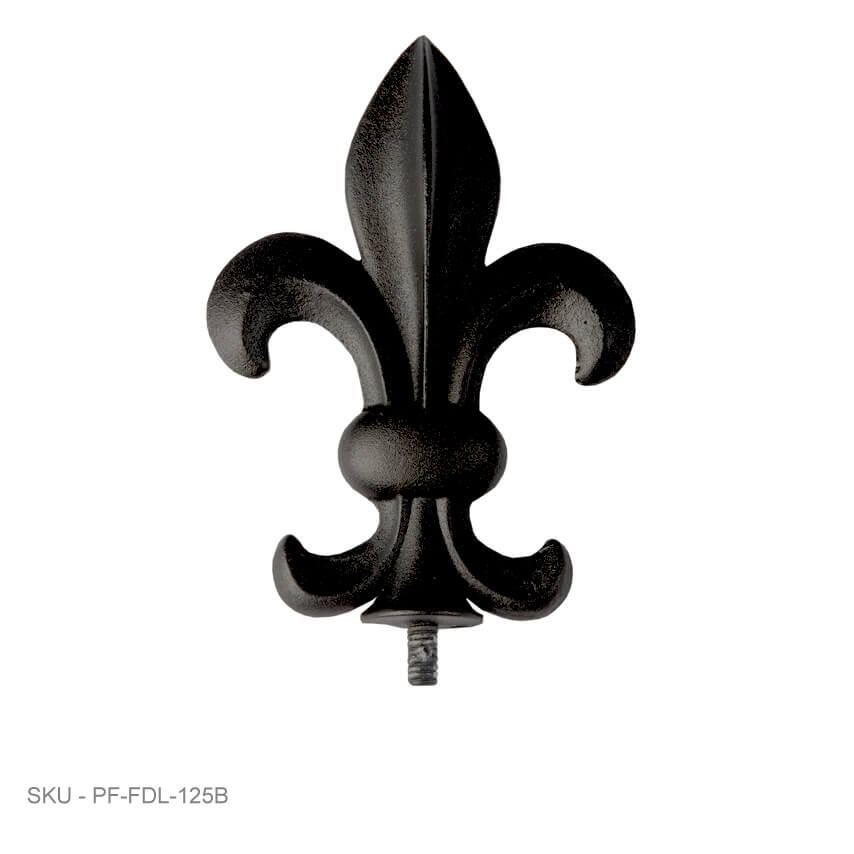Post Caps Accent Finials - Fleur de Lis