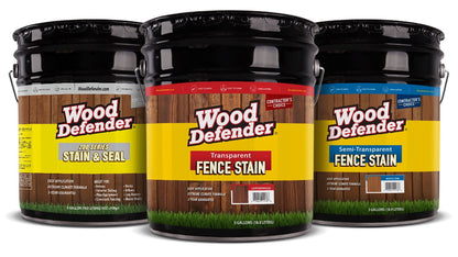 Wood Defender Semi-Transparent Fence Stain 5-Gallon