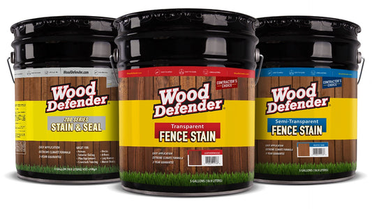Wood Defender Semi-Transparent Fence Stain 5-Gallon