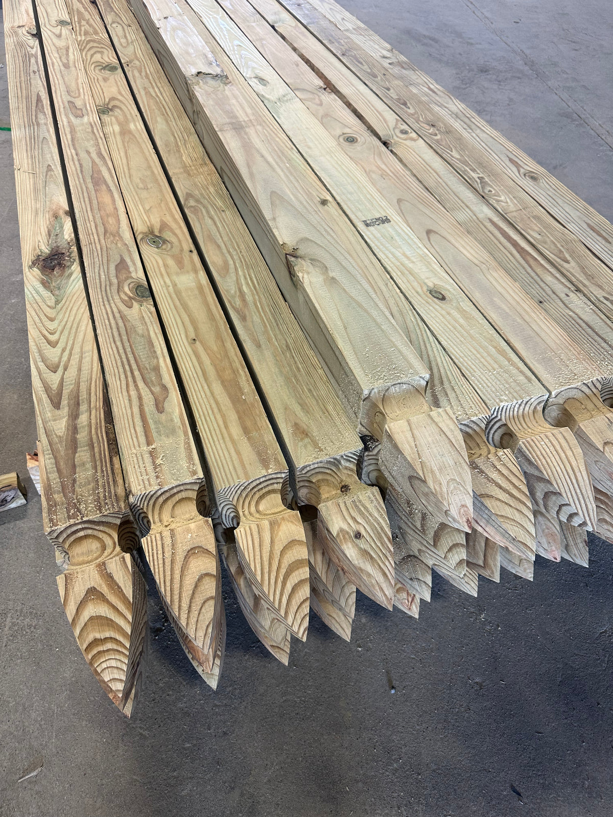 Gothic Cedar Posts 4x4 French Gothic Posts – MDWST Fence Supply