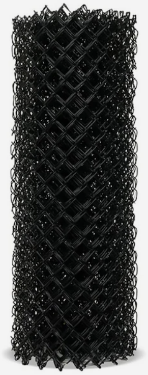 Black Chain Link Fabric Roll