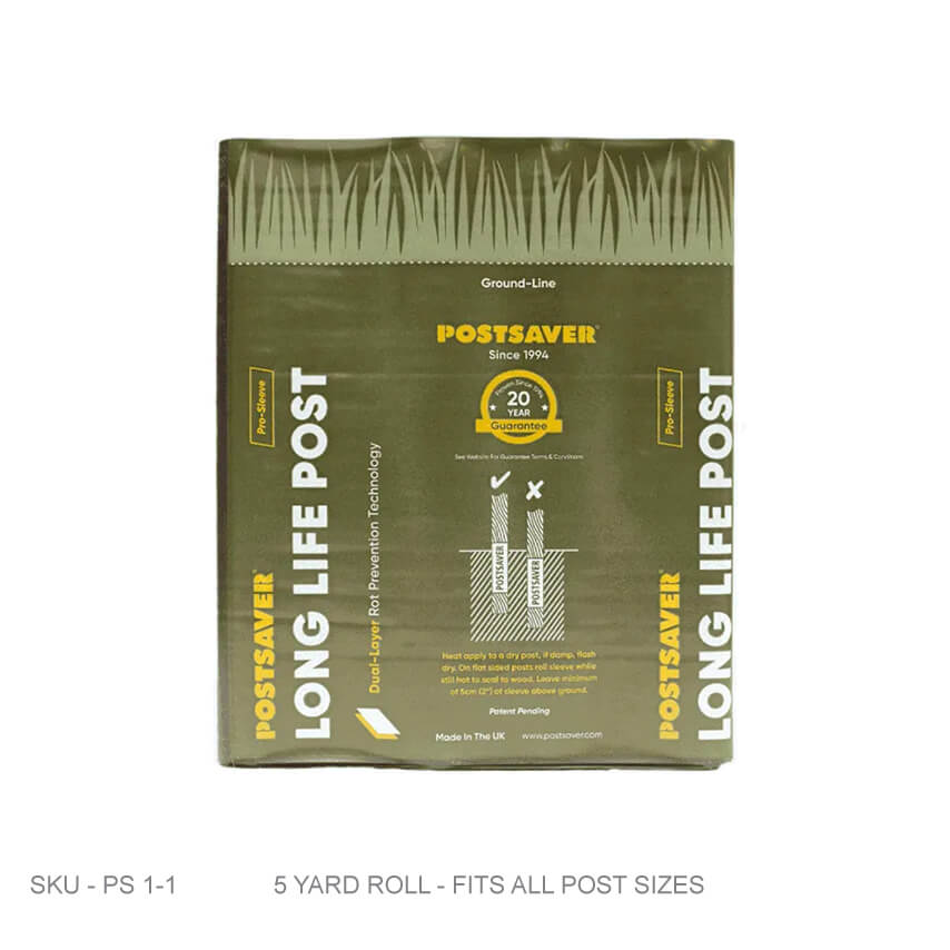 6x6 Postsaver Postsaver - 5 Yard Roll (Wrap & Tack) | Fence Materials & Supply ...