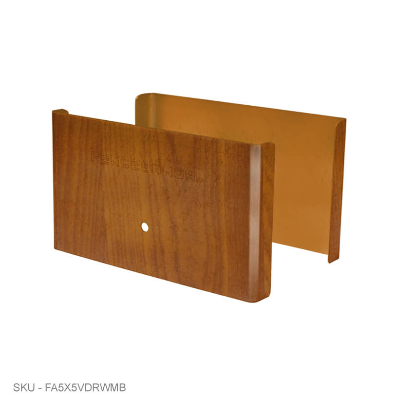Privacy Fence Post Protection – 3˝ Tall