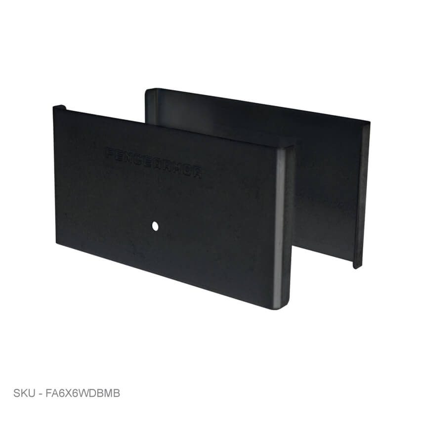 Privacy Fence Post Protection – 3˝ Tall
