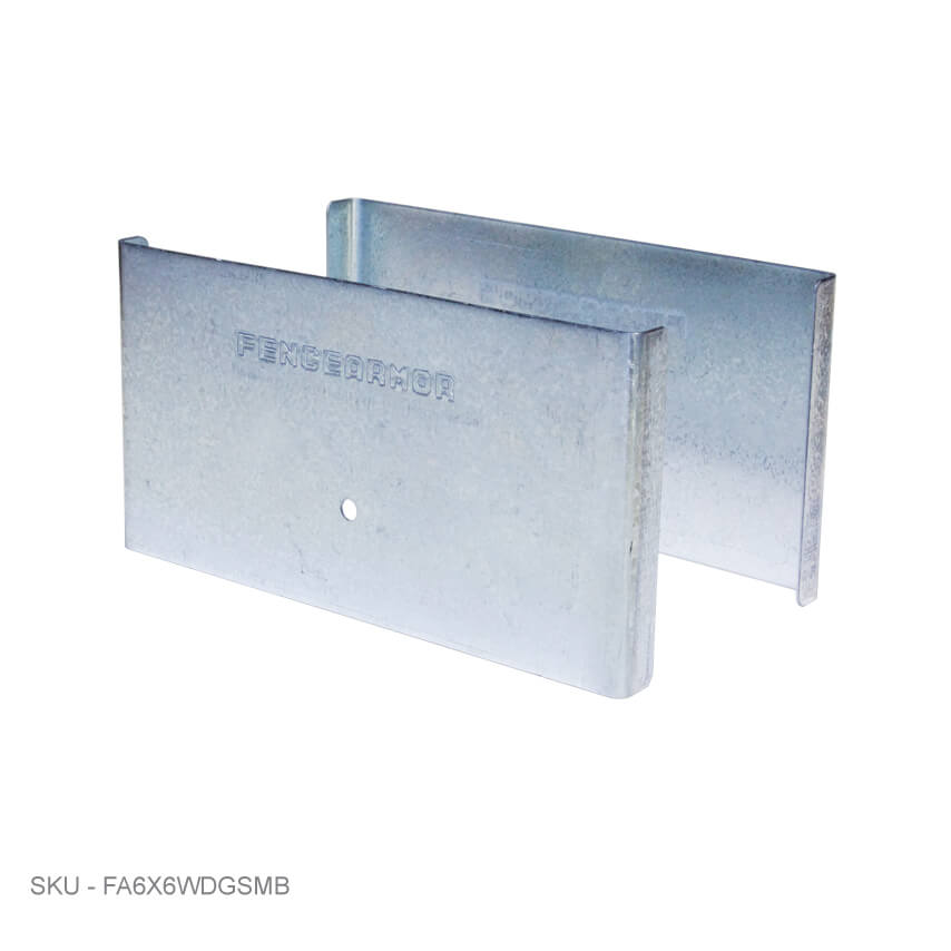 Privacy Fence Post Protection – 3˝ Tall