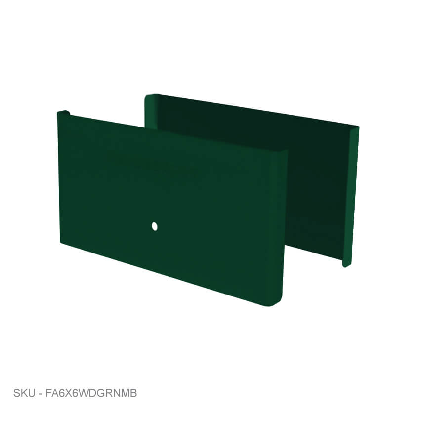 Privacy Fence Post Protection – 3˝ Tall