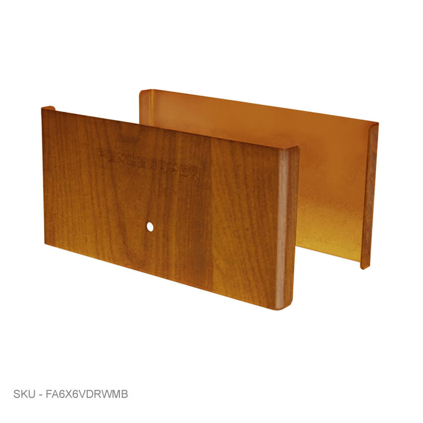 Privacy Fence Post Protection – 3˝ Tall