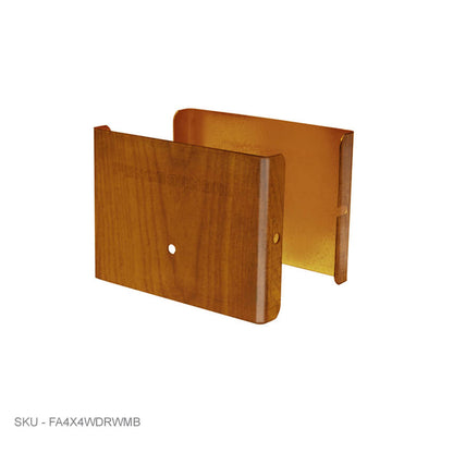 Privacy Fence Post Protection – 3˝ Tall
