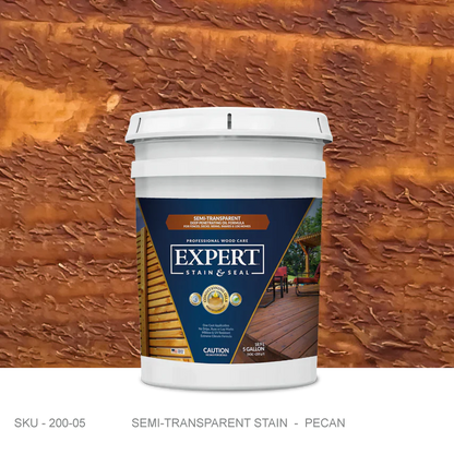 Semi-Transparent Wood Stain & Sealer - Stain & Seal Experts Store