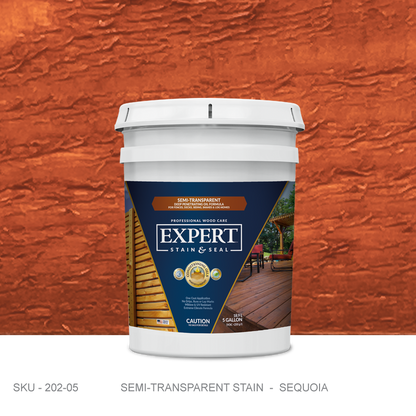 Semi-Transparent Wood Stain & Sealer - Stain & Seal Experts Store