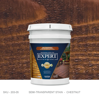 Semi-Transparent Wood Stain & Sealer - Stain & Seal Experts Store