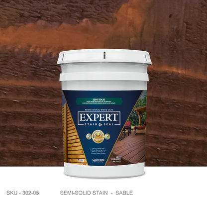 Semi-Solid Fence, Deck and Wood Stain & Sealer - Stain & Seal Experts Store