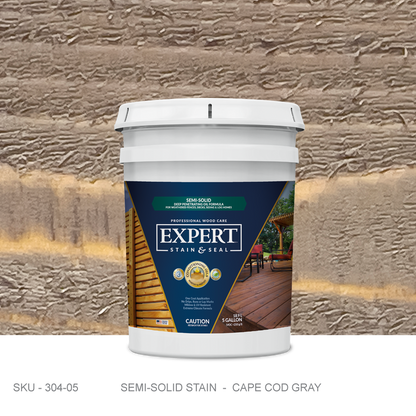 Semi-Solid Fence, Deck and Wood Stain & Sealer - Stain & Seal Experts Store