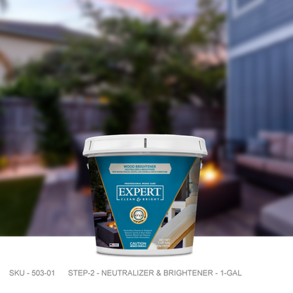 Wood Brightener | 100% Oxalic Acid - Stain & Seal Experts Store