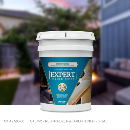 Wood Brightener | 100% Oxalic Acid - Stain & Seal Experts Store