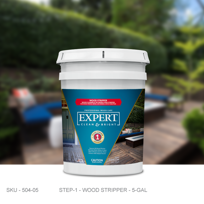 EXPERT Clean & Bright | Wood Stripper: Deck Stain Remover | Fence ...